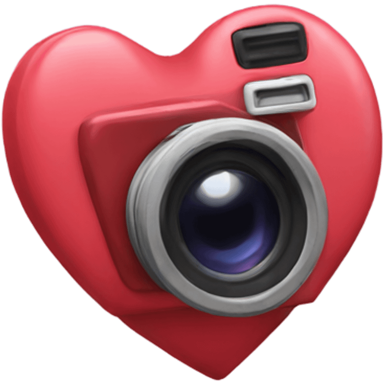 Camera heart emoji