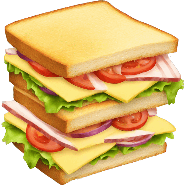 club sandwich emoji