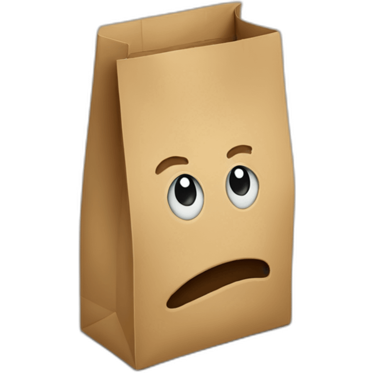 paper bag emoji