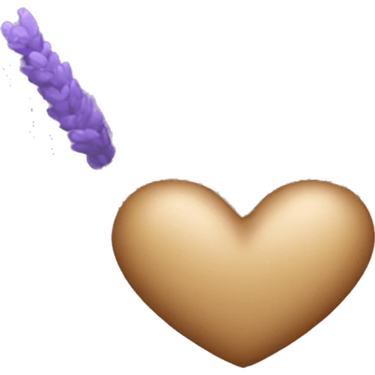 lavender heart emoji