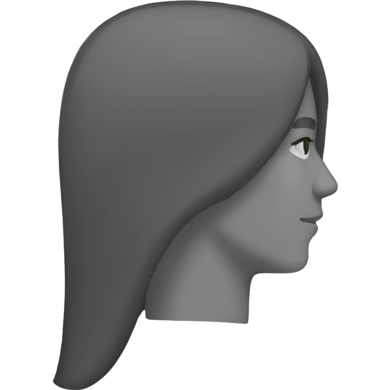 profile long hair emoji