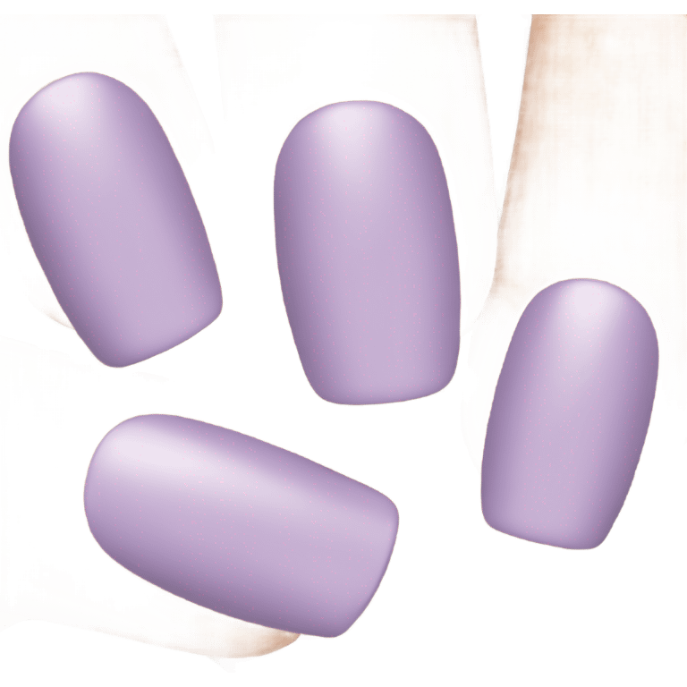 light purple nail color emoji