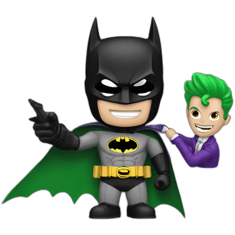 Batman and joker emoji