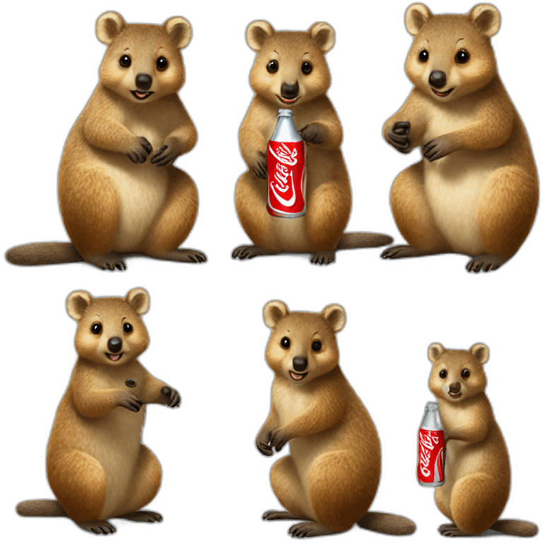 quokka koalalikes Coca Cola emoji