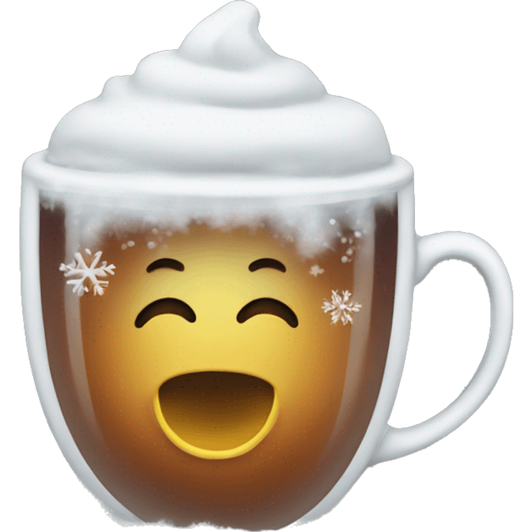 Winter tea emoji