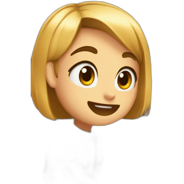 Lilou en train de faire caca emoji