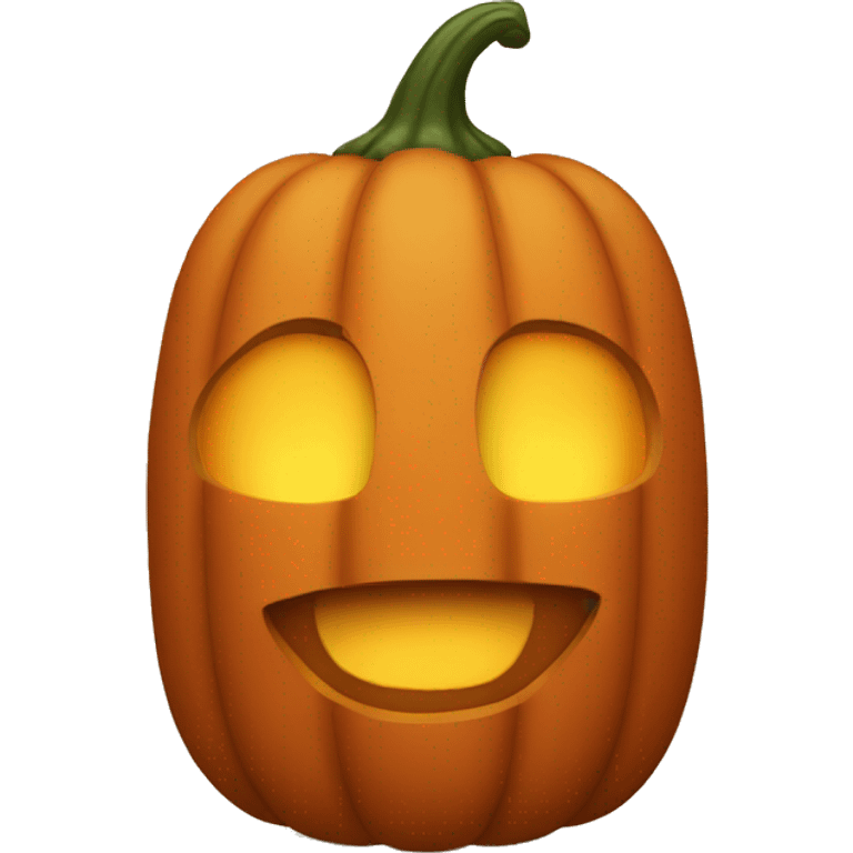 Pumpkin without a face emoji