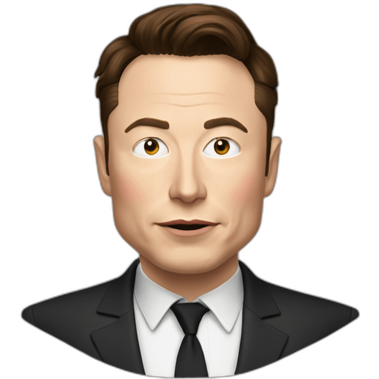 Elon musk middle f i n g e r emoji