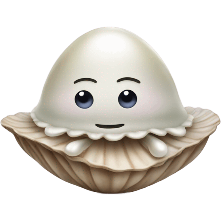 clam with pearl emoji