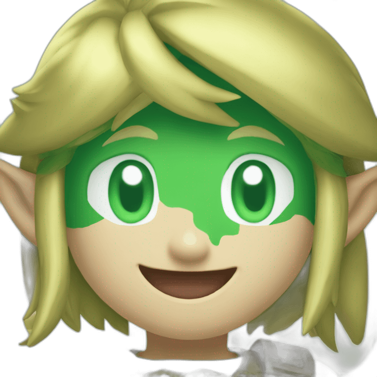 the legend of zelda-link-laughing emoji