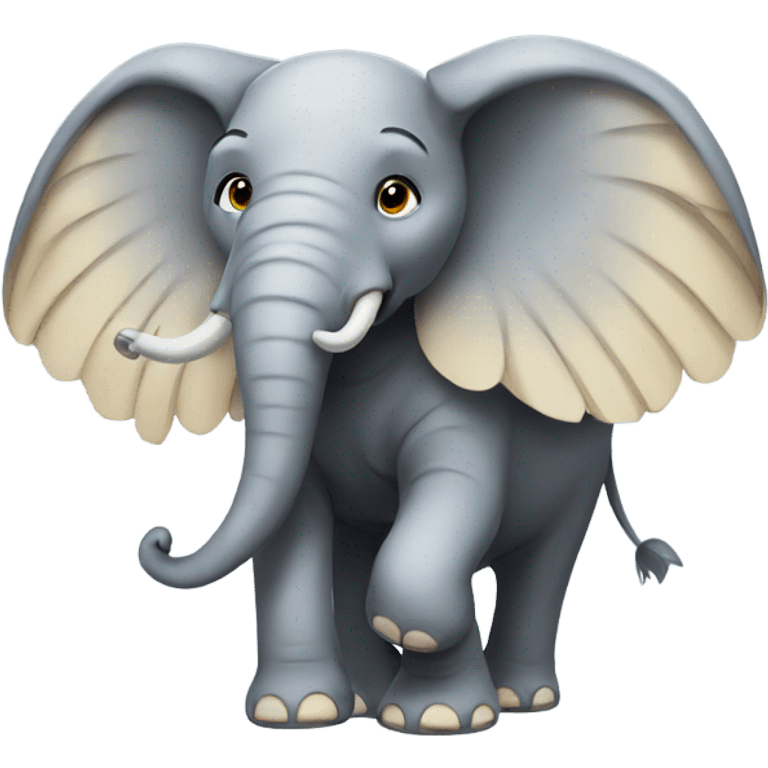 Elephant with wings  emoji