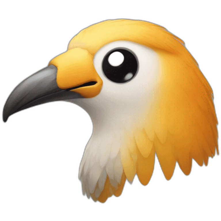 bird with nose emoji