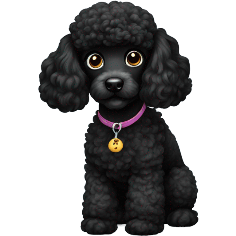 Black poodle emoji