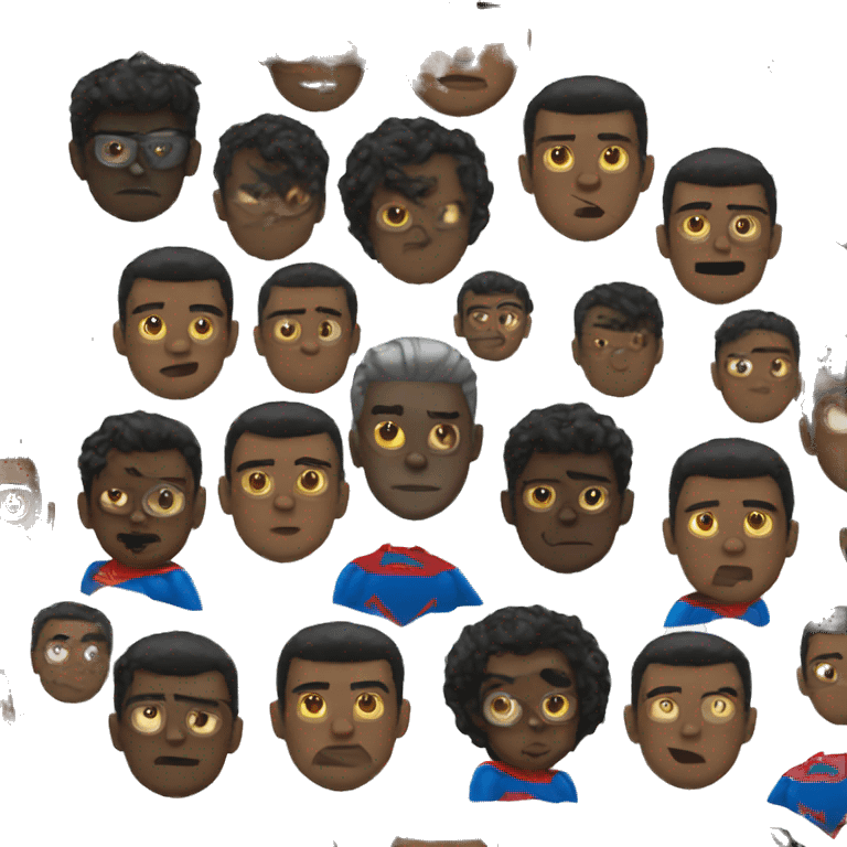 Black superman emoji