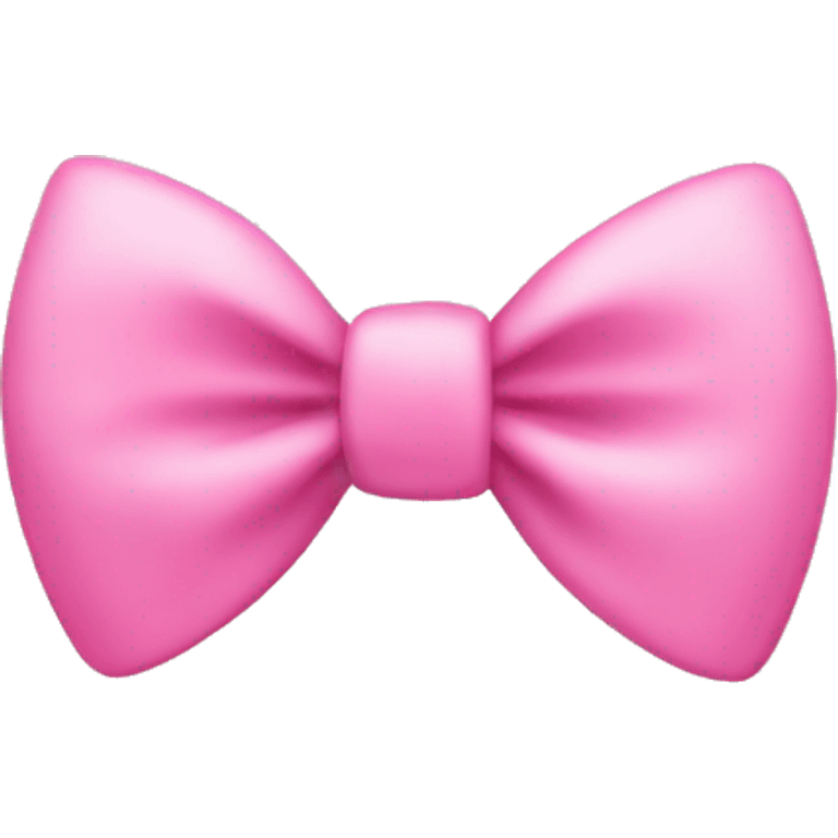 The cutest pink bow emoji