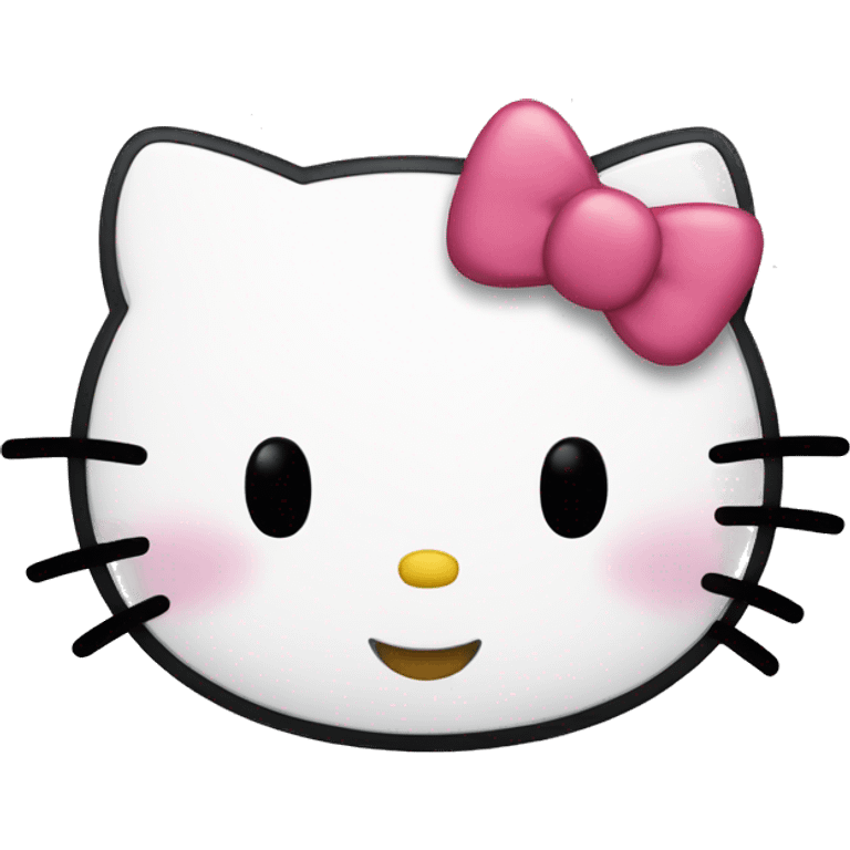 hello kitty laughing  emoji