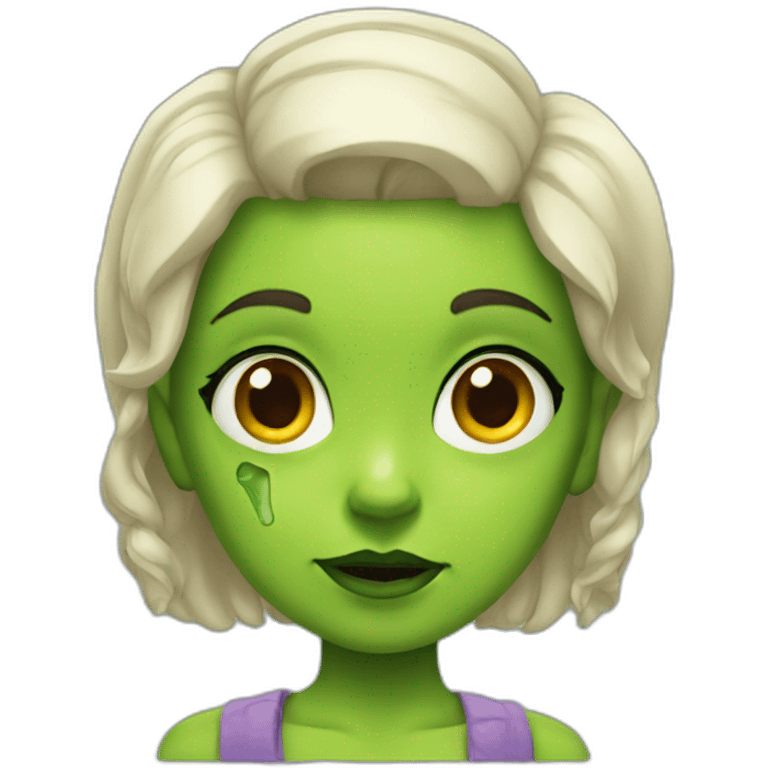 Frankenstein girl emoji