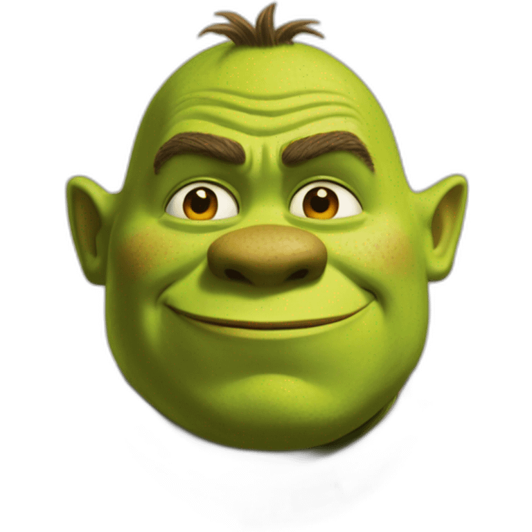 Shrek sur le dos de Sonic  emoji