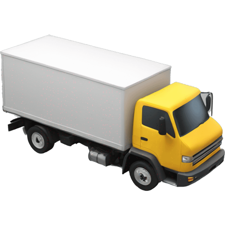 commute 3d truck emoji