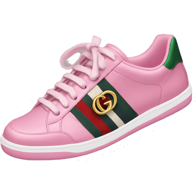 Pink Gucci sneakers emoji