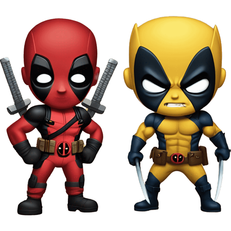 Deadpool and wolverine emoji