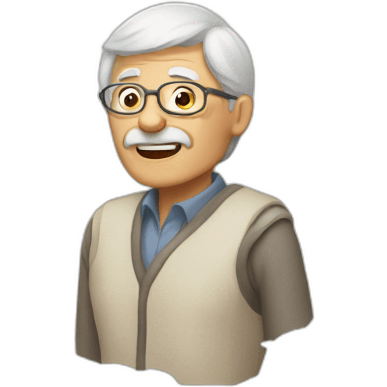 old person chat bubble emoji