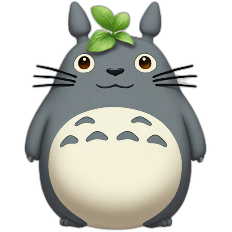 totoro thumbing up emoji