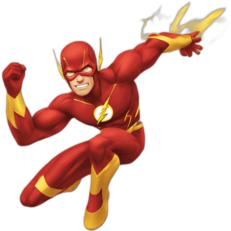 flash runing sideways, marvel emoji