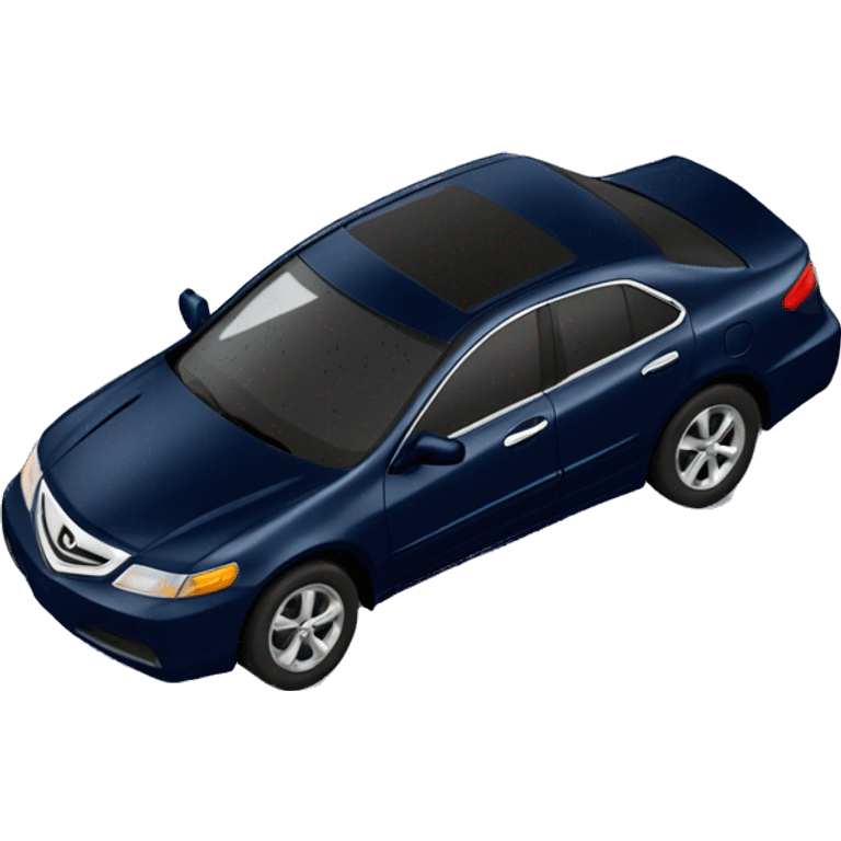 dark navy blue acura car emoji