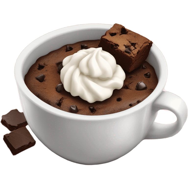 Brownie mug  emoji