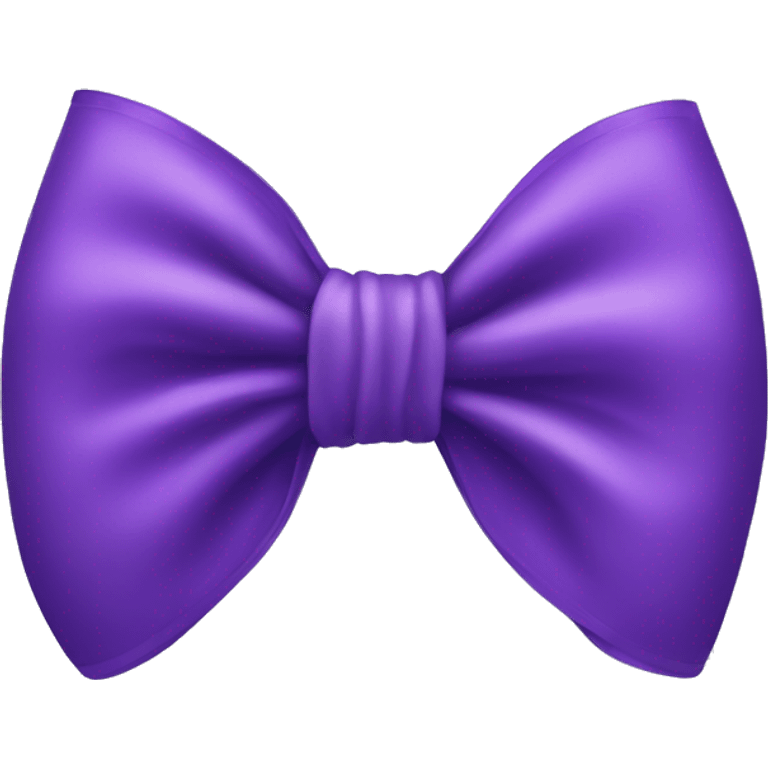 purple bow  emoji