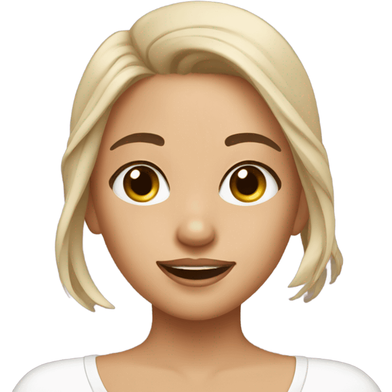 Girl doing skincare  emoji