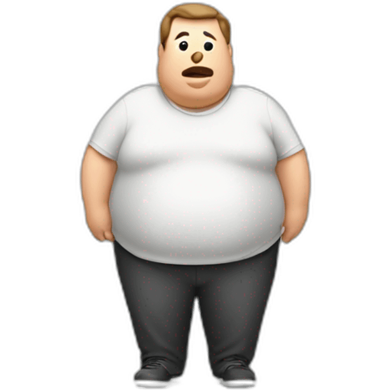 obese man emoji