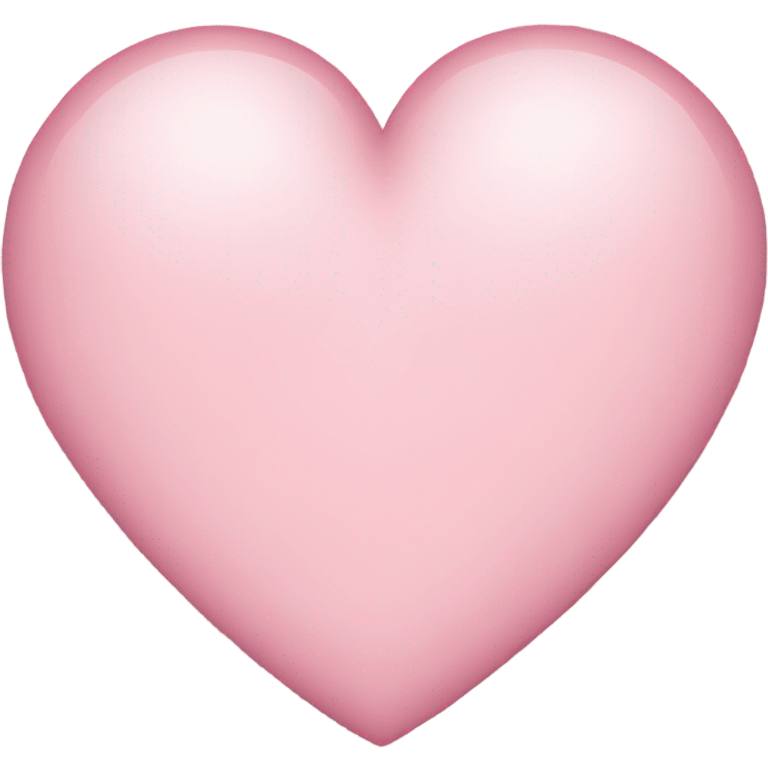 Light pink heart emoji