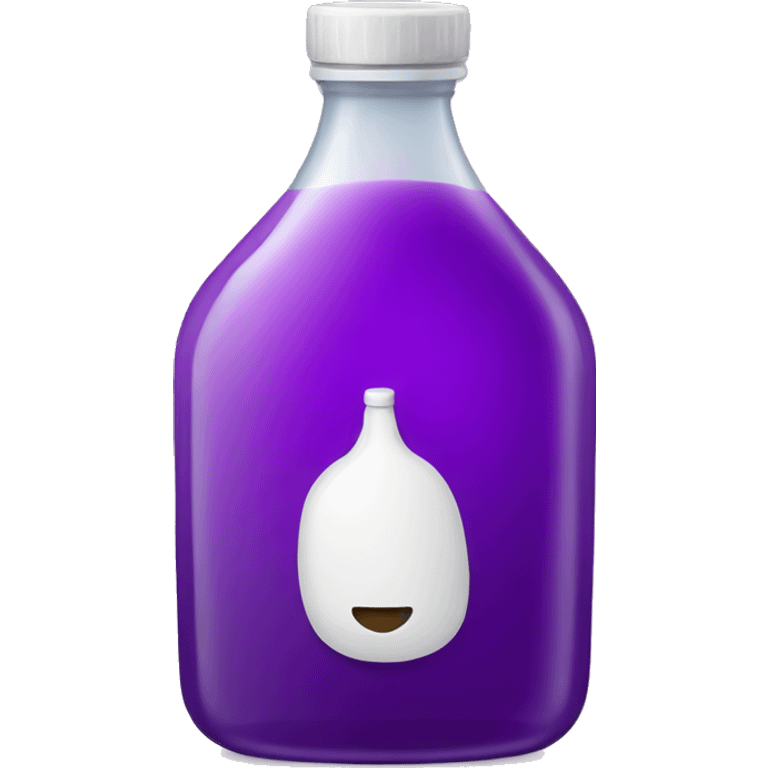 purple sirup bottle emoji