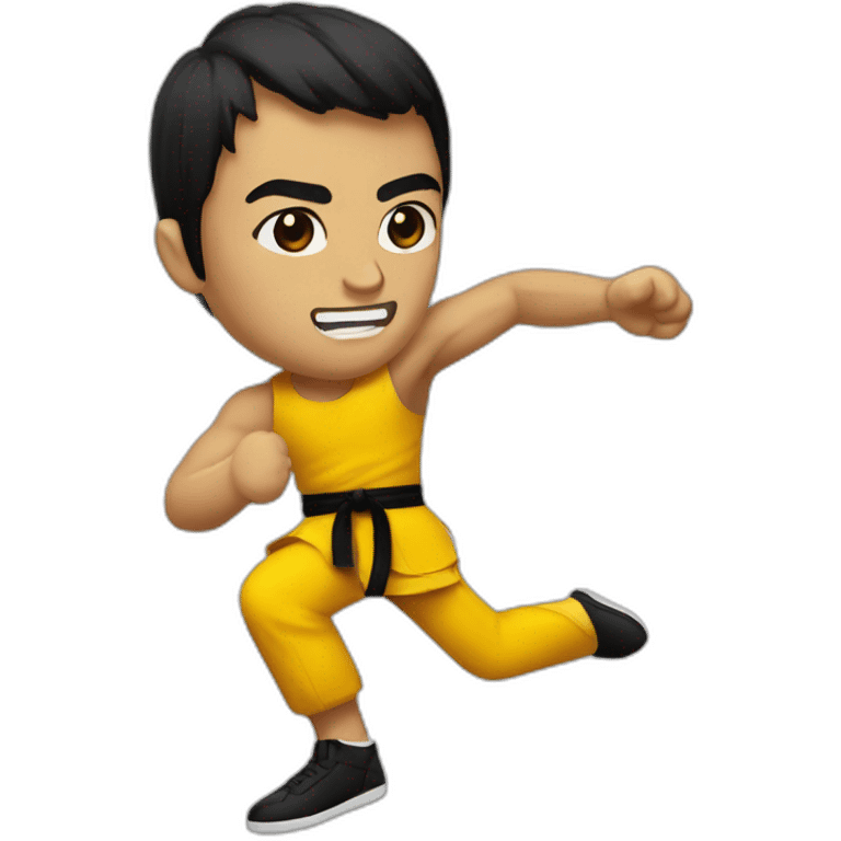 Bruce-Lee-fast-kick emoji