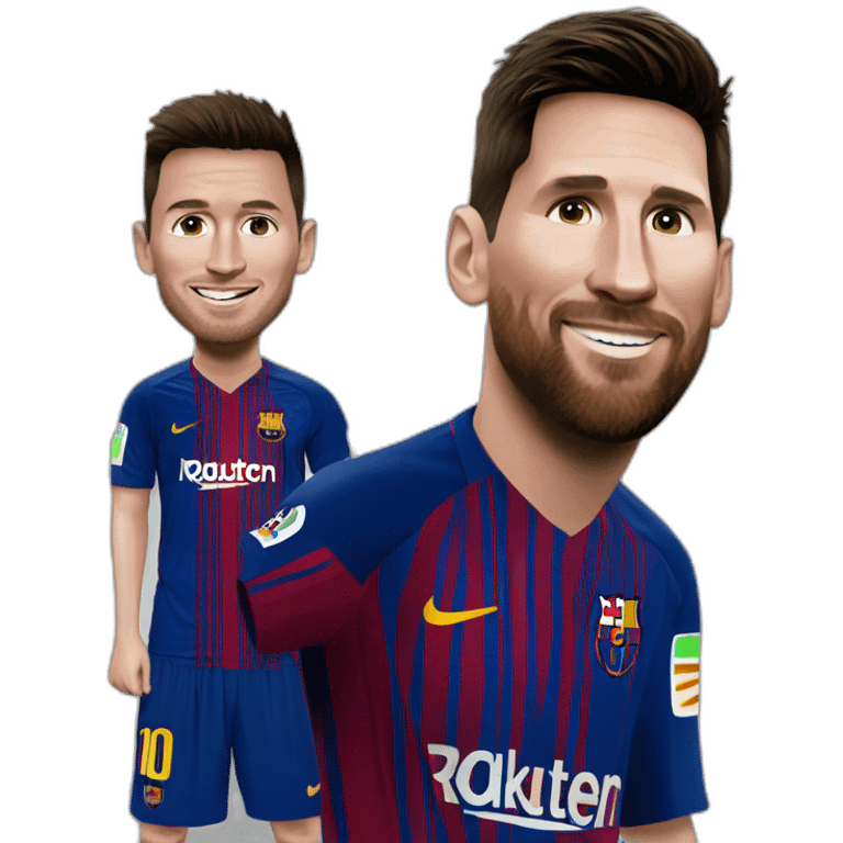 Messi, à côté de Ronaldo emoji