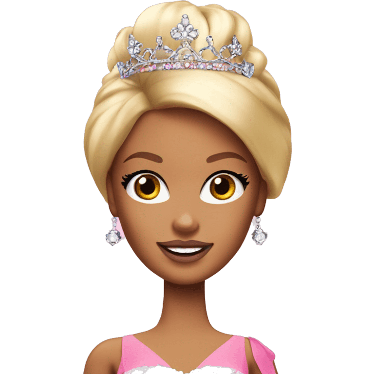 Barbie girl with tiara emoji