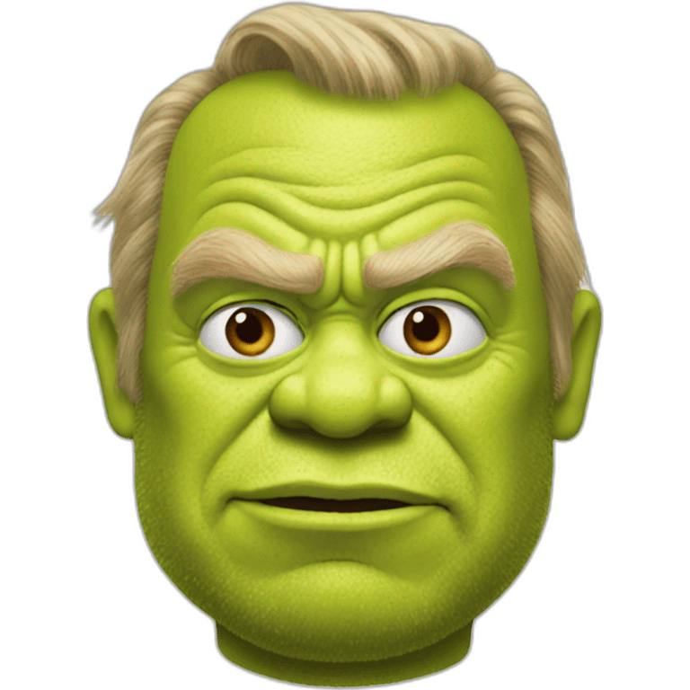 Trump as shrek emoji