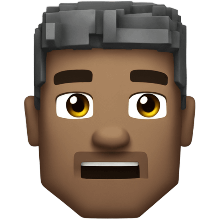 Steve from Minecraft emoji