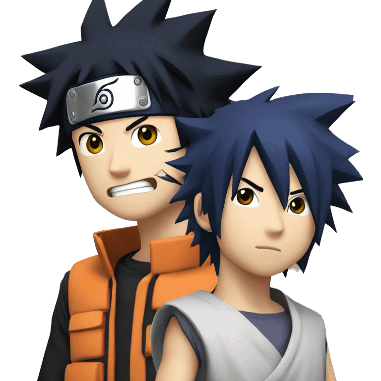 Naruto et sasuke  emoji