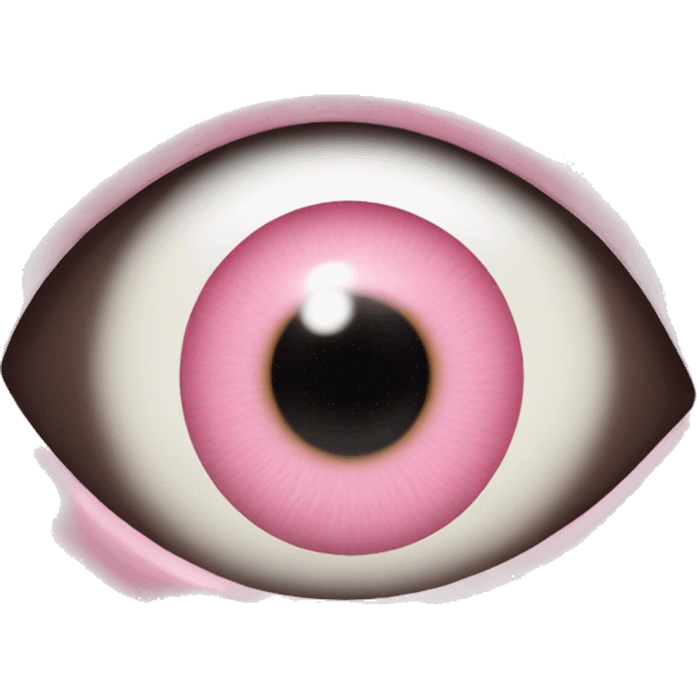 Light pink evil eye  emoji