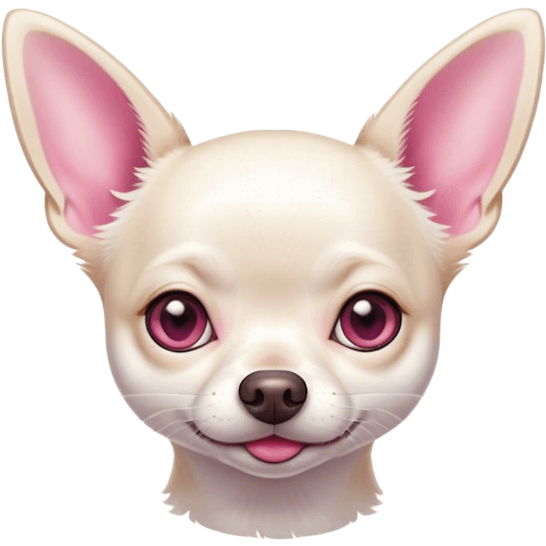 White chihuahua emoji