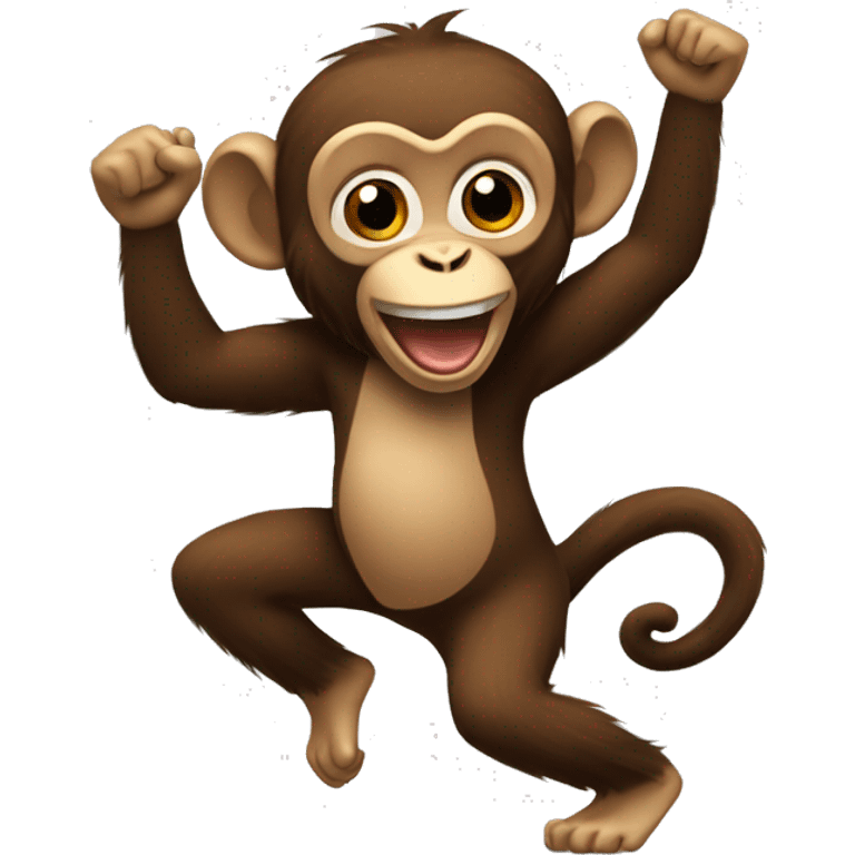 dancing monkey emoji