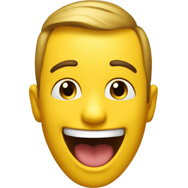 very happy emoji circle yellow with big thumb emoji