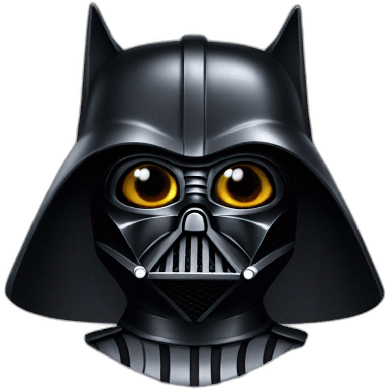 Cat darth vader with helmet emoji