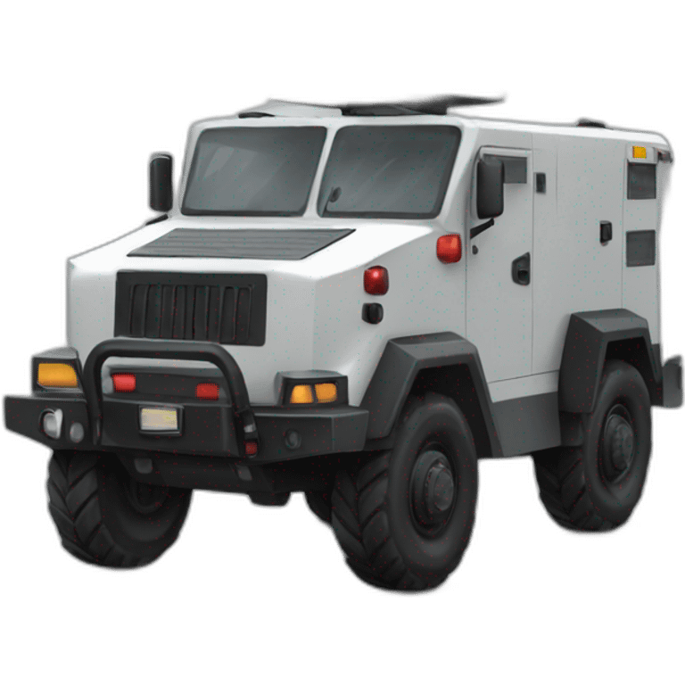 riot control vehicle emoji