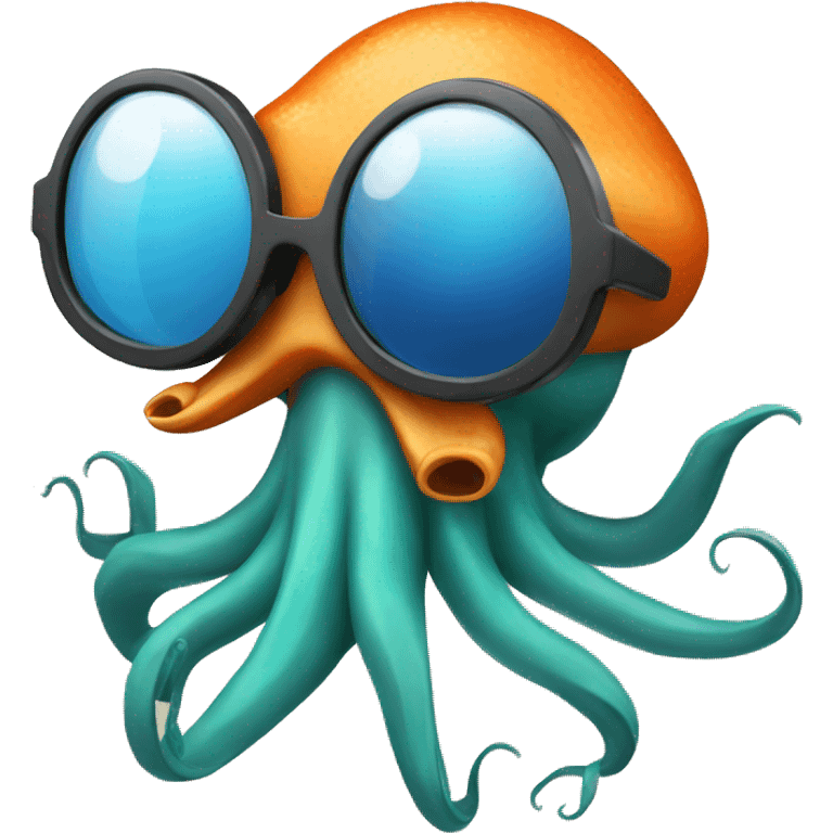 squid with sunglasses  emoji