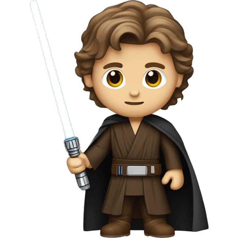 Anakin skywalker holding a lightsaber  emoji