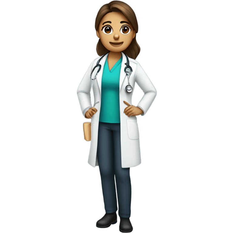 doctora de cuerpo completo emoji